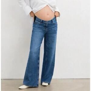 Hatch Wide Leg Jeans 26 Maternity